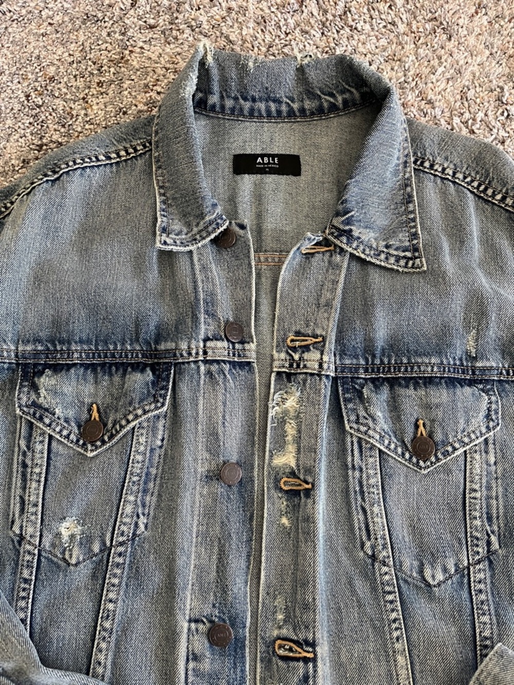 ABLE Merly Denim Jacket - Picture 3 of 12